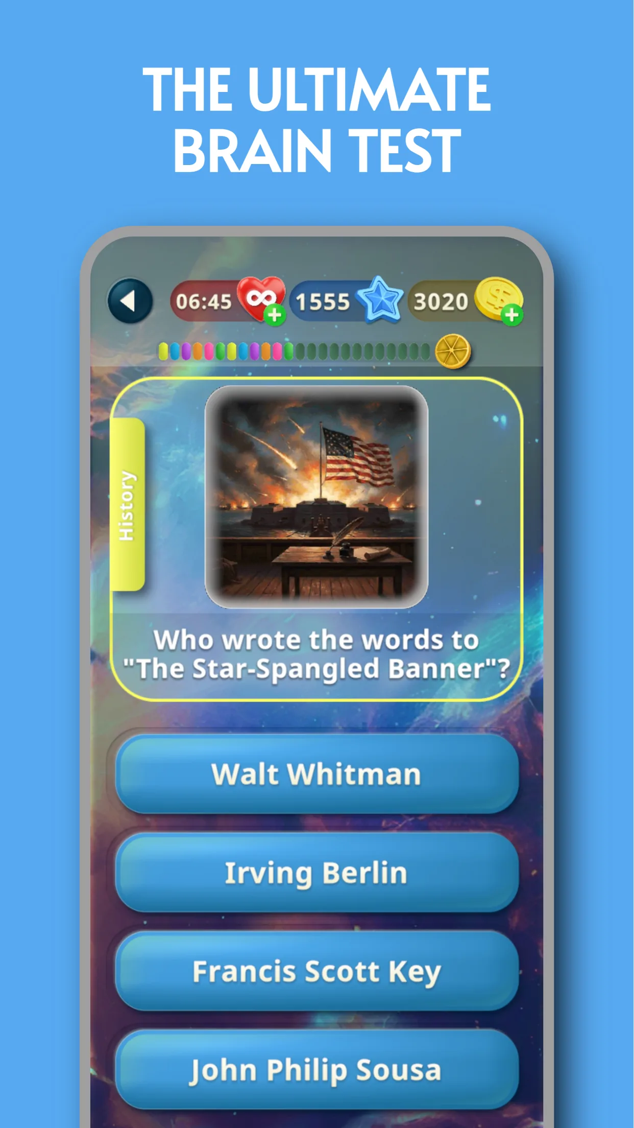 Trivia Game question with imagery